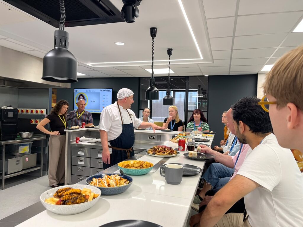 The RCF team tries McCains' potato products